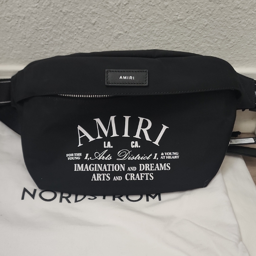 AMIRI *AUTHENTIC Arts District belt bag in Black - Picture 12 of 13